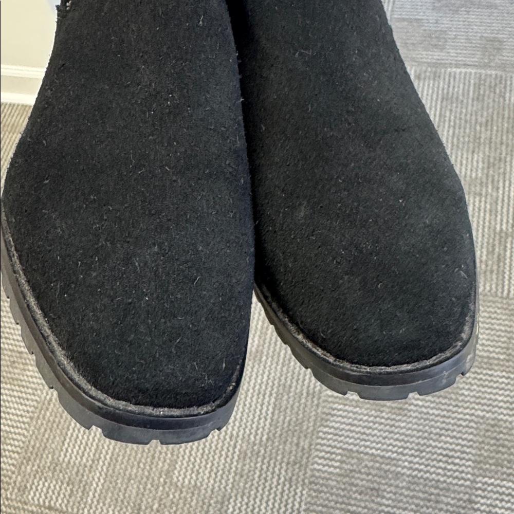 Blondo Samara Black Suede Waterproof Zip Bootie, size 6.5 - Picture 10 of 14
